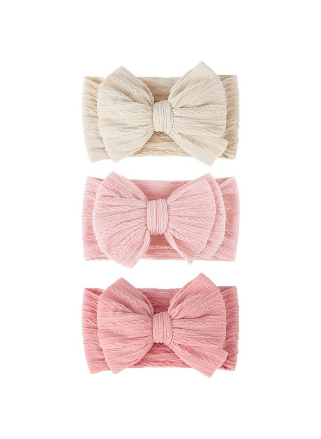 AQOKKA Baby Bows Headbands Nylon Baby Girl Headbands Soft Handmade Hairbands Toddler Hair Accessories for Girls Baby Newborn Infant Kids - Image 1