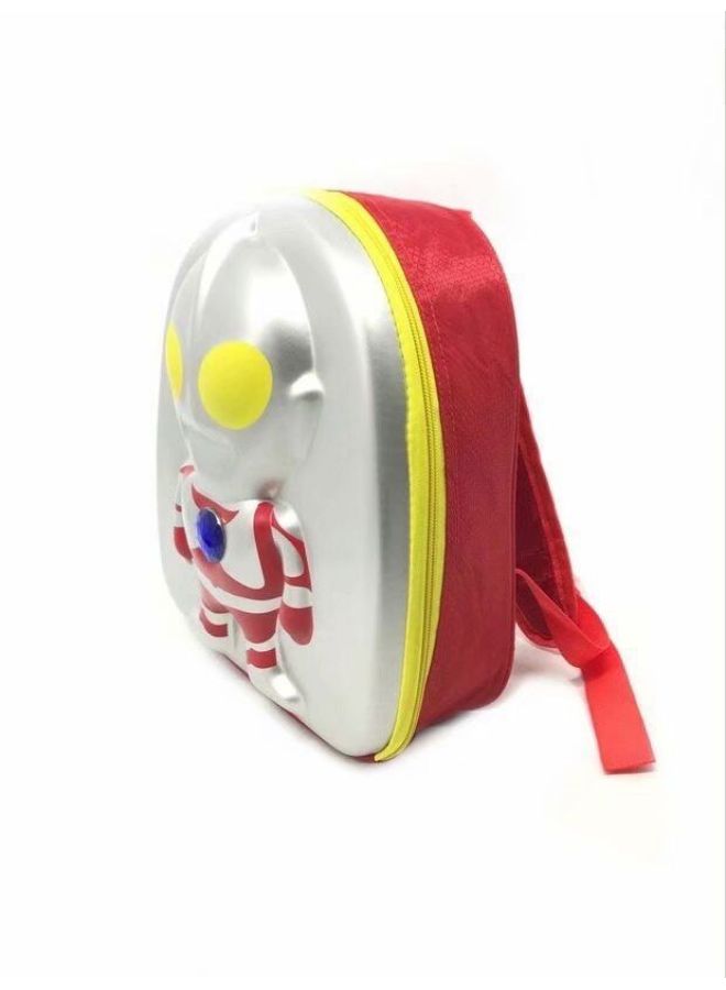 حقيبة ظهر للأطفال ستيريو ثلاثية الأبعاد برسوم كارتونية لرياض الأطفال للأولاد والبنات حقيبة مدرسية لطيفة وأنيقة ولطيفة للحيوانات الأليفة - اللون: أحمر الترامان - Image 1