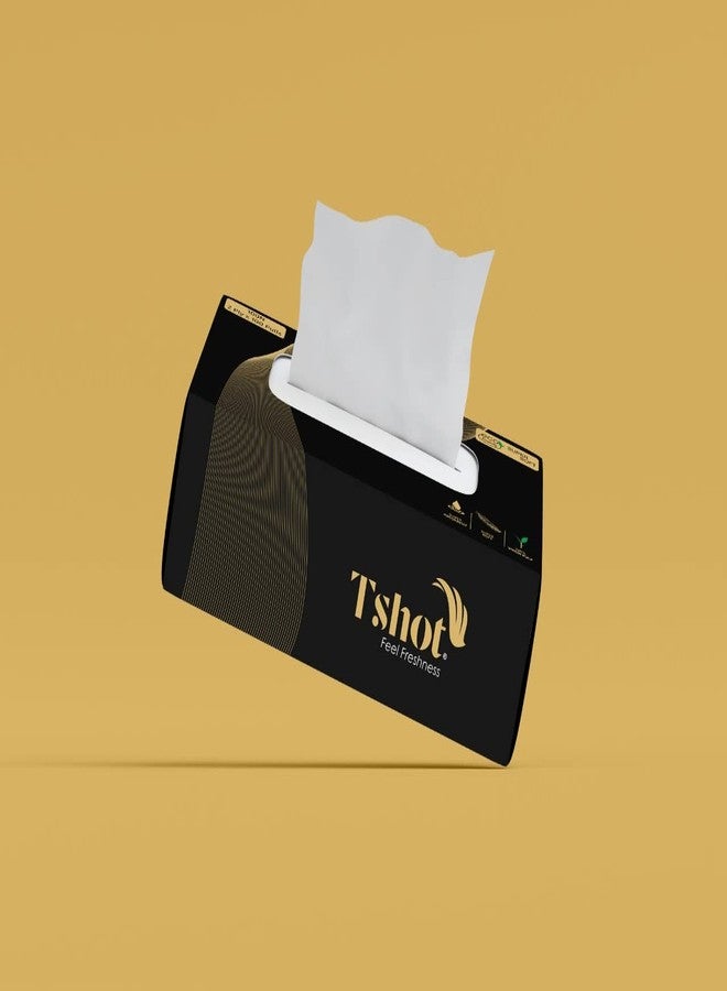 TSHOT Facial Tissue Paper Box,Paper Napkin Box Use For Car/Face/Home/Office/Restaurant (Each Pack 100 Tissue) (Pack Of 1) - Image 3