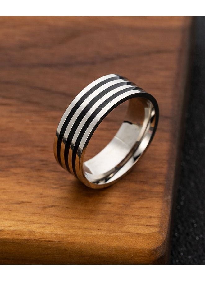 5esha - Elegant Design Stainless Steel Ring for Unisex - Image 1