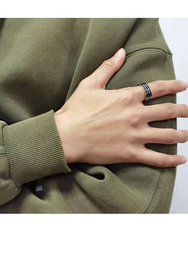 5esha - Elegant Design Stainless Steel Ring for Unisex - Image 1