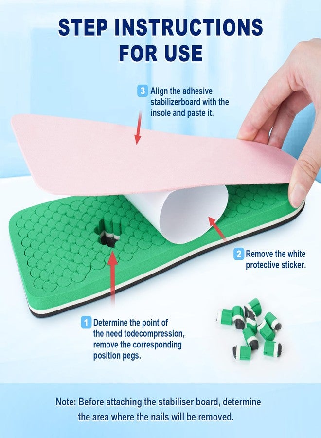 Estinko PegAssist Insole, Peg Assist System for Designed to Fit The Square Toe Post Op Shoe, Women and Men (Each), L - Image 3