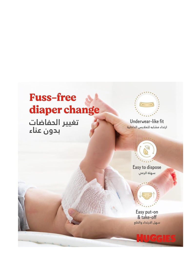 HUGGIES Huggies, Extra Care Culottes, Size 6, 15-25 kg, 30 Diaper Pants - Image 4