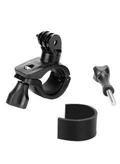 Bicycle Motorcycle Handlebar Mount,Compatible with Gopro Hero 8/7/6/5,for DJI Xiao Yi Action Camera,360 Rotation Mount Holder Quick Release Mount Non-slip Adapter Accessory(Black)