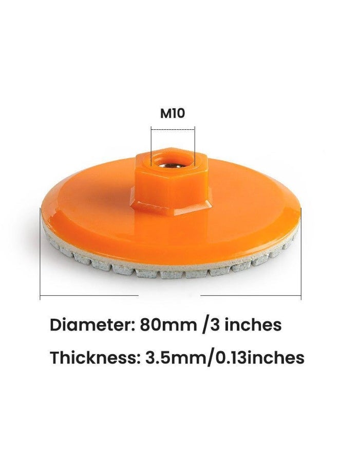 3 Inch Ceramic Tile Trimming Polishing Disc Angle Grinder Dry Polishing Marble Quartz Stone Chamfering Grinding Edge 