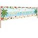 FHGG Happy Hawaiian Moana Birthday Backdrops Decoration Banner Party Blue for Happy Birthday Tropical Luau Summer Baby Shower Decor Home Outdoor Flags Supplies - Image 3
