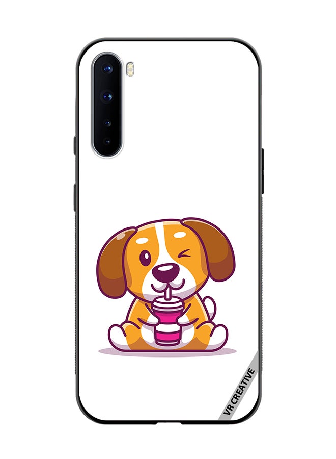 VR CREATIVE Protective Case Cover For OnePlus Nord Cute Dog Design Multicolour - Image 1