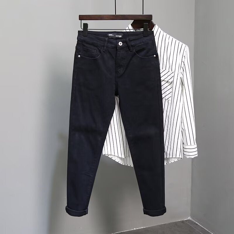 Unisex Classic Denim Jeans Loose Fit Daily Outdoor Wear - Image 1