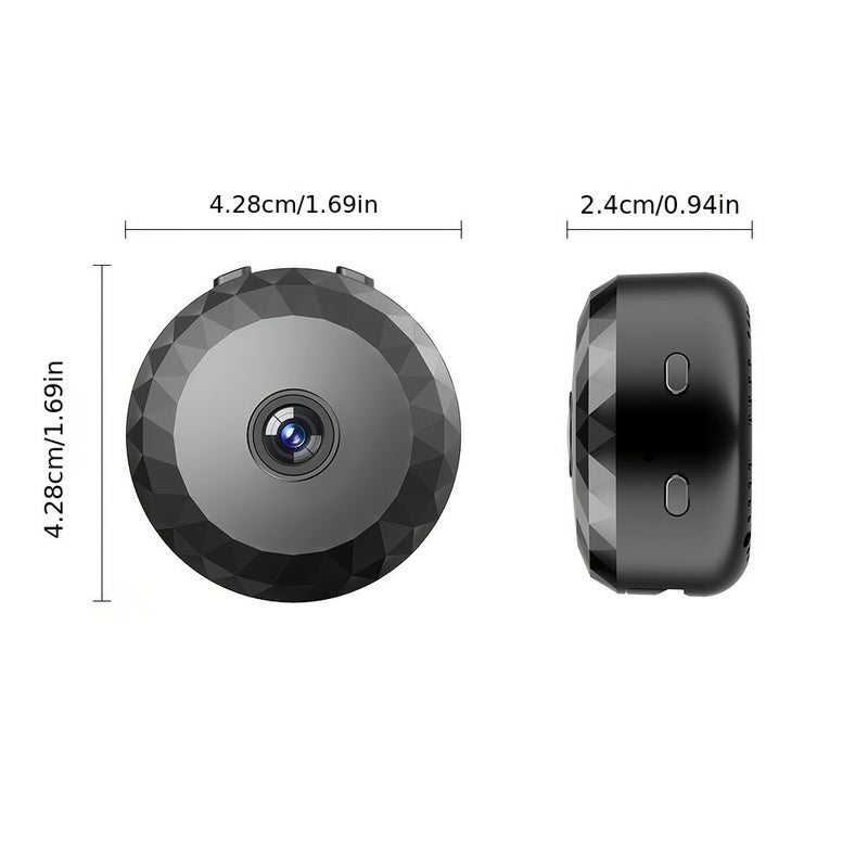 Black 2.4G Indoor Wireless Wifi Camera with Motion Detection Night Vision and Remote Control - Image 3