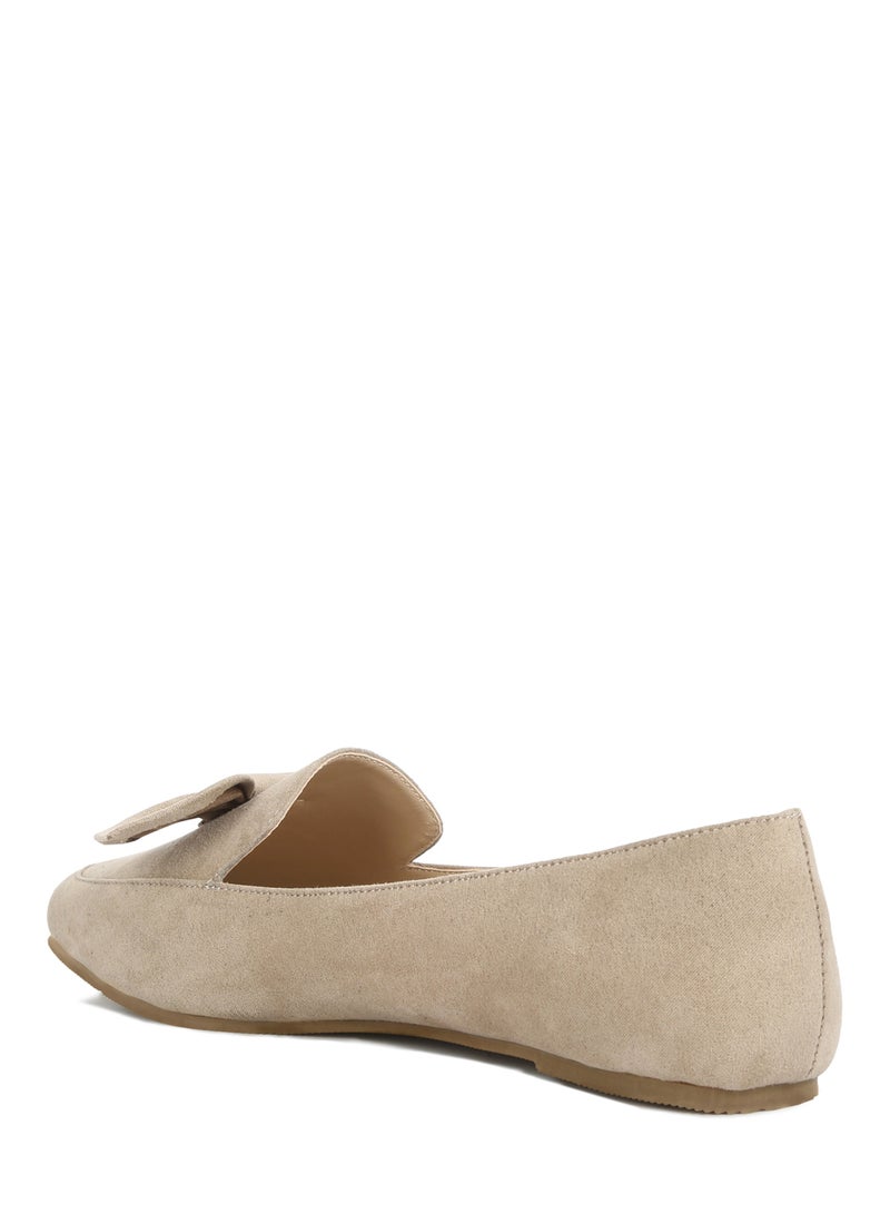 London Rag Bow Loafer in Tan  - Image 3