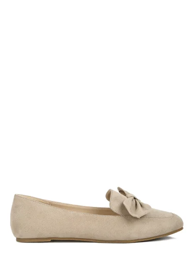 London Rag Bow Loafer in Tan