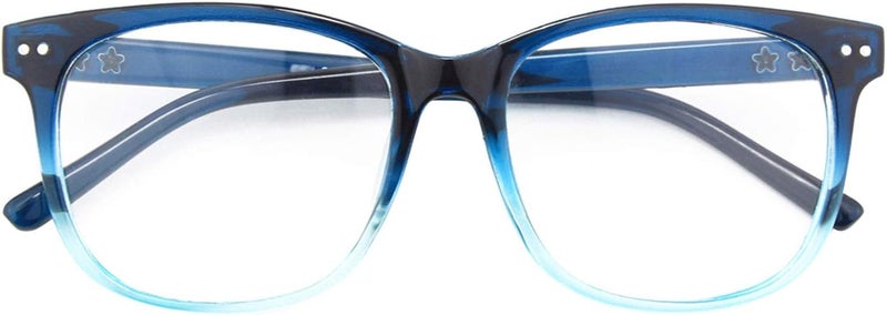 GQUEEN Fake Non Prescription Glasses Clear Lens for Women Men Oversized Frame UV400 Protection, 201581 - Image 1