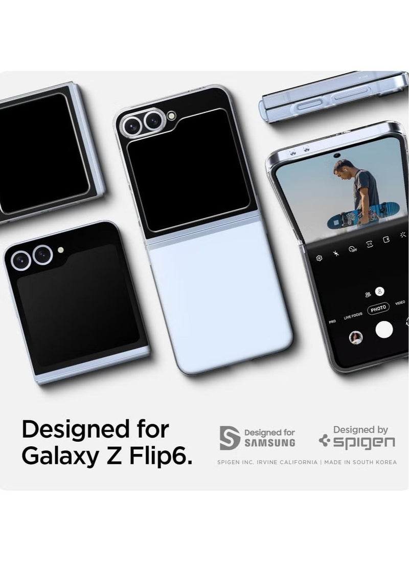ELTRAZONE Air Skin Case for Samsung Galaxy Z Flip 6 (2024) – Crystal Clear, Ultra-Thin Protective Cover, Lightweight & Durable, Transparent Design for Sleek Look - Image 2