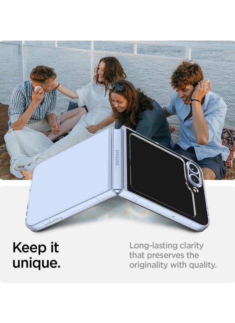 ELTRAZONE Air Skin Case for Samsung Galaxy Z Flip 6 (2024) – Crystal Clear, Ultra-Thin Protective Cover, Lightweight & Durable, Transparent Design for Sleek Look - Image 5