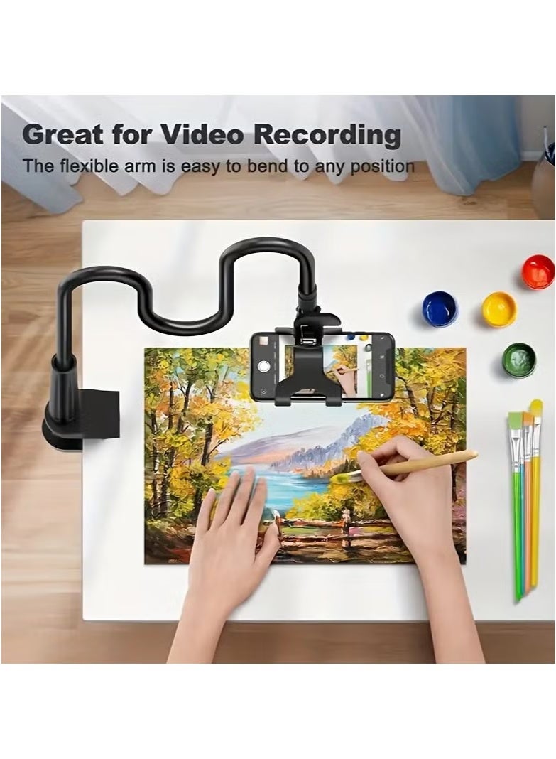 Smartphone Holder, 360 Degree Rotating Smartphone Holder with Screw Base for Use on or Next to Bed - Image 5