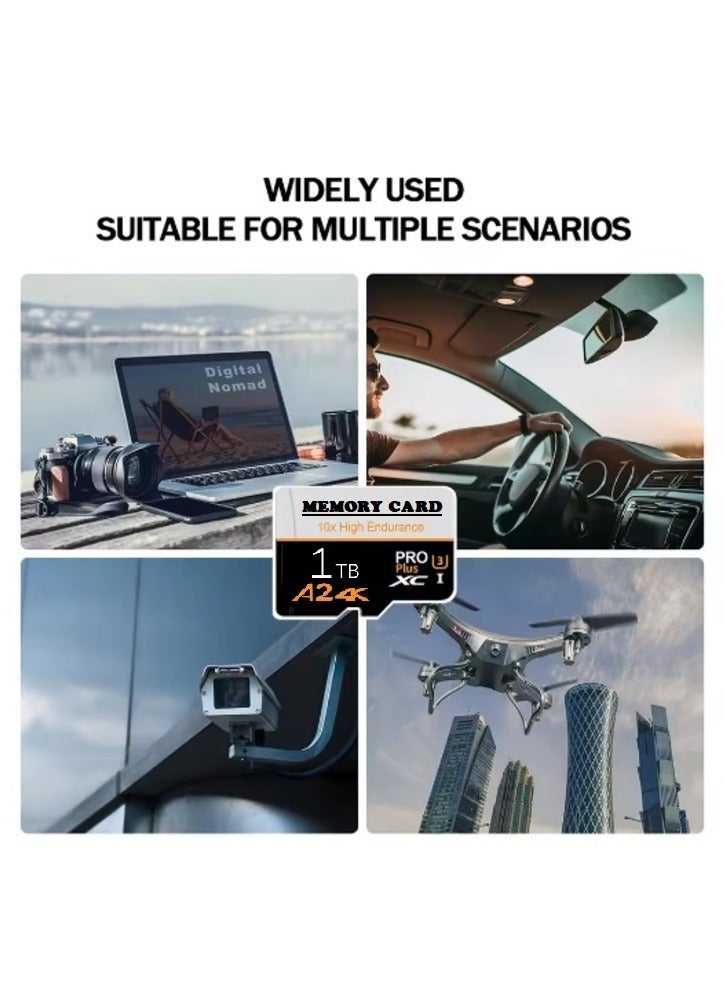 PRO Micro SD Memory Card 1TB – Class 10 V30 High-Speed TF Card - Image 3