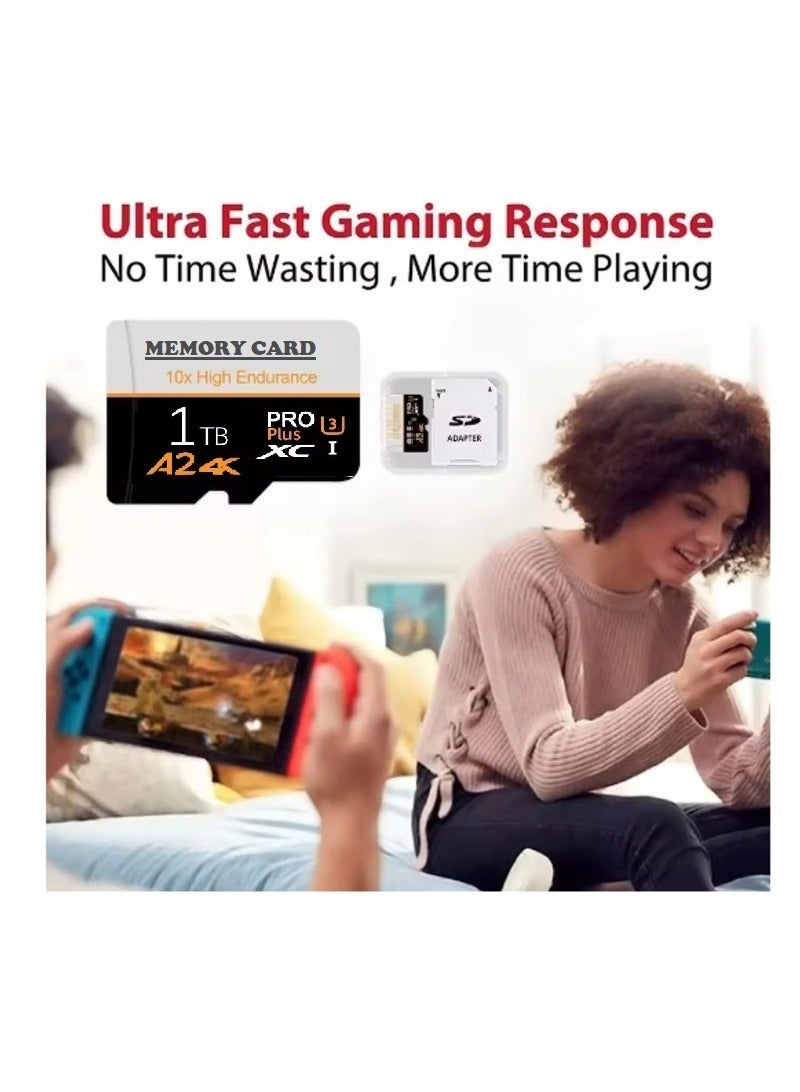 PRO Micro SD Memory Card 1TB – Class 10 V30 High-Speed TF Card - Image 4