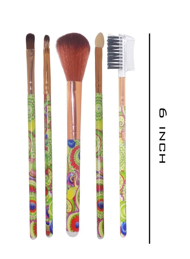 Confidence Super Soft Makeup Brushes Set For Women Wedding Use Green 25 Gram Pack Of 1 - Image 3