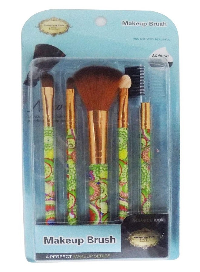 Confidence Super Soft Makeup Brushes Set For Women Wedding Use Green 25 Gram Pack Of 1 - Image 5