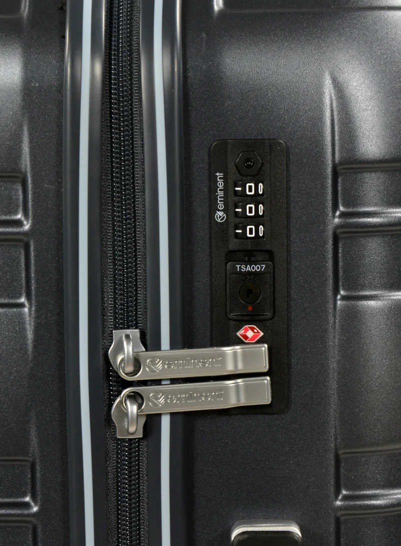 eminent Makrolon Polycarbonate Lightweight Glamorous Hard Case Luggage with 4 Quiet Double Spinner Wheels and TSA Approved Lock KJ95