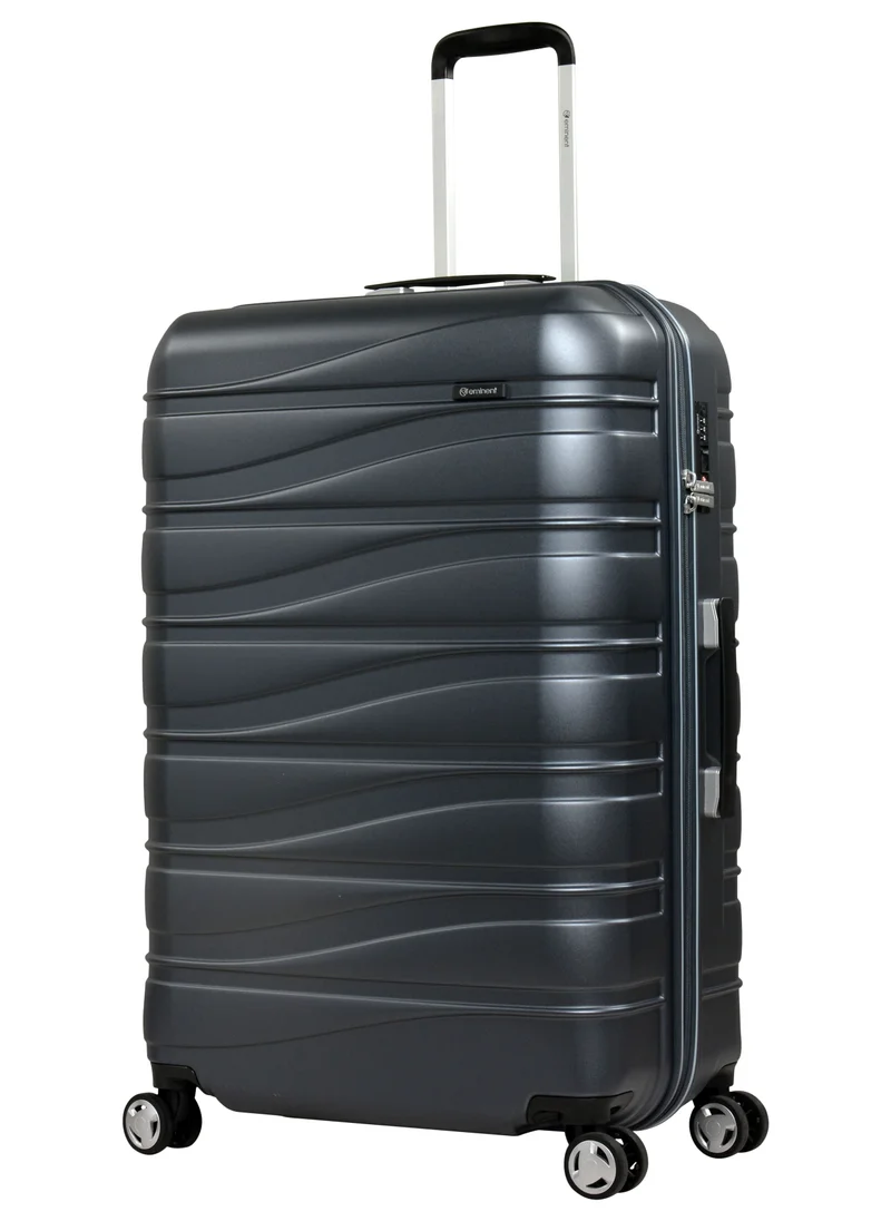 إيمينينت Makrolon Polycarbonate Lightweight Glamorous Hard Case Luggage with 4 Quiet Double Spinner Wheels and TSA Approved Lock KJ95