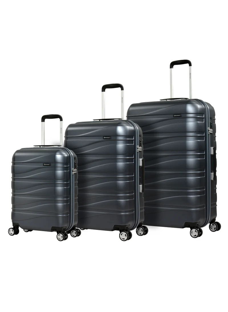 إيمينينت Makrolon Polycarbonate Lightweight Glamorous Hard Case Luggage with 4 Quiet Double Spinner Wheels and TSA Approved Lock KJ95