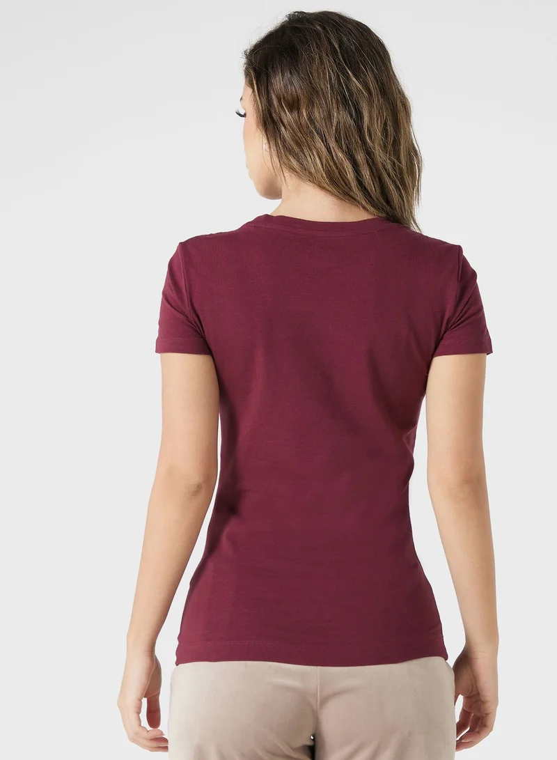 GUESS Crew Neck Printed T-Shirt