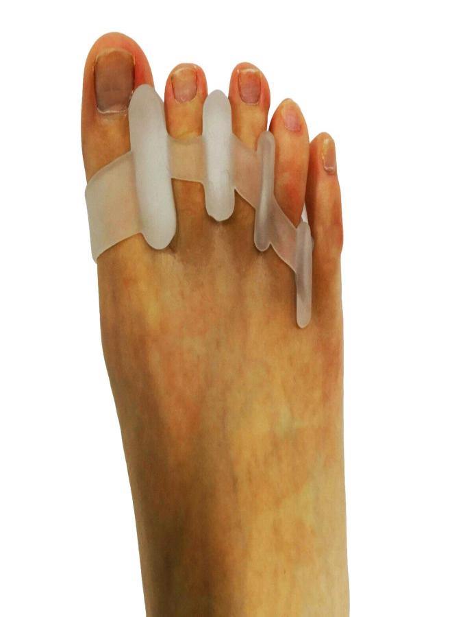 فاصل أصابع القدم من جل السيليكون، موسع للقدم على شكل مطرقة مخلبية - زوج واحد - Image 2