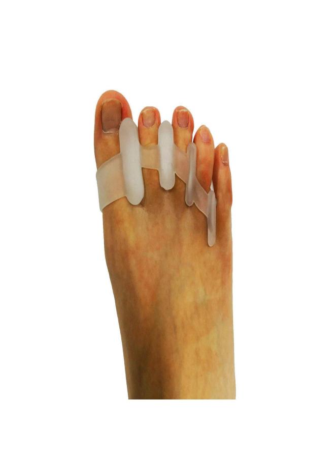 فاصل أصابع القدم من جل السيليكون، موسع للقدم على شكل مطرقة مخلبية - زوج واحد - Image 1