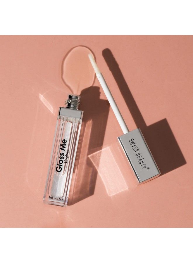 SWISS BEAUTY Metallic Gloss Me Lip Gloss ; Lightweightnon Sticky And Hydrating Lip Gloss; White 6Ml - Image 5