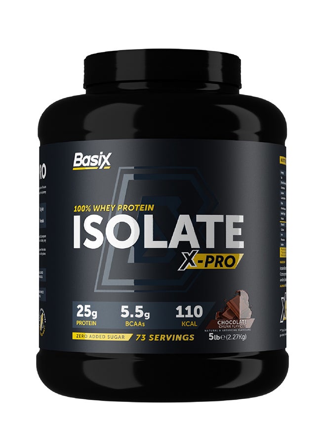 Basix - 100% Whey Protein Isolate Xpro Chocolate Chunk 5Lb - Image 1