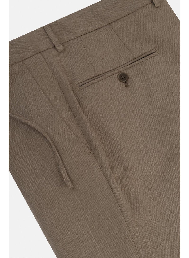 De backer's Light Brown Slim fit Suit for Men's. - Image 4