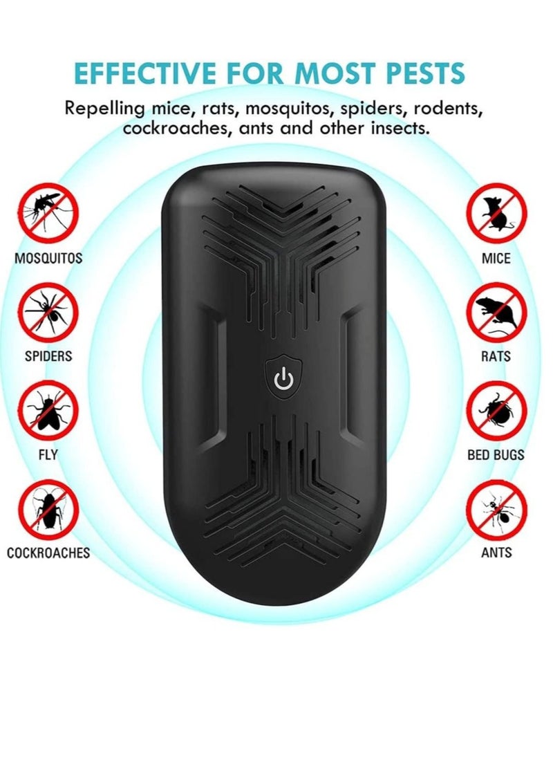 Ultrasonic Pest Repeller - 【2020 Upgrade】 Plug in Mouse Deterrent, Mouse & Rat Repellent, 8W Ultra Sonic Speaker, Indoor Pest Repeller for Rat, Mouse, Spider, Fly, Cockroach, Mosquito (Black) - pzsku/ZC4AED5D82427577029CCZ/45/_/1729776341/927a7602-183d-48e2-9e6c-0f92c8f43041