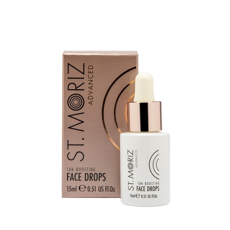 St. Moriz St Moriz Advanced Face Tanner Serum - Miracle Glow Hydrating Self Tan Face Serum with Q10 & Hyaluronic Acid - Natural Sunless Radiant Glow & Gradual Face Self Tanner (1.01 fl oz) - Image 1