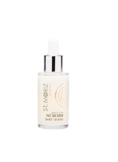 St. Moriz St Moriz Advanced Face Tanner Serum - Miracle Glow Hydrating Self Tan Face Serum with Q10 & Hyaluronic Acid - Natural Sunless Radiant Glow & Gradual Face Self Tanner (1.01 fl oz)  - Image 1