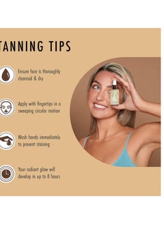 St. Moriz St Moriz Advanced Face Tanner Serum - Miracle Glow Hydrating Self Tan Face Serum with Q10 & Hyaluronic Acid - Natural Sunless Radiant Glow & Gradual Face Self Tanner (1.01 fl oz)  - Image 2