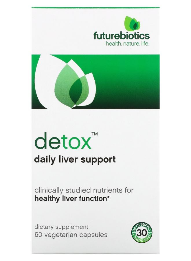 Futurebiotics Detox Daily Liver Support 60 Vegetarian Capsules