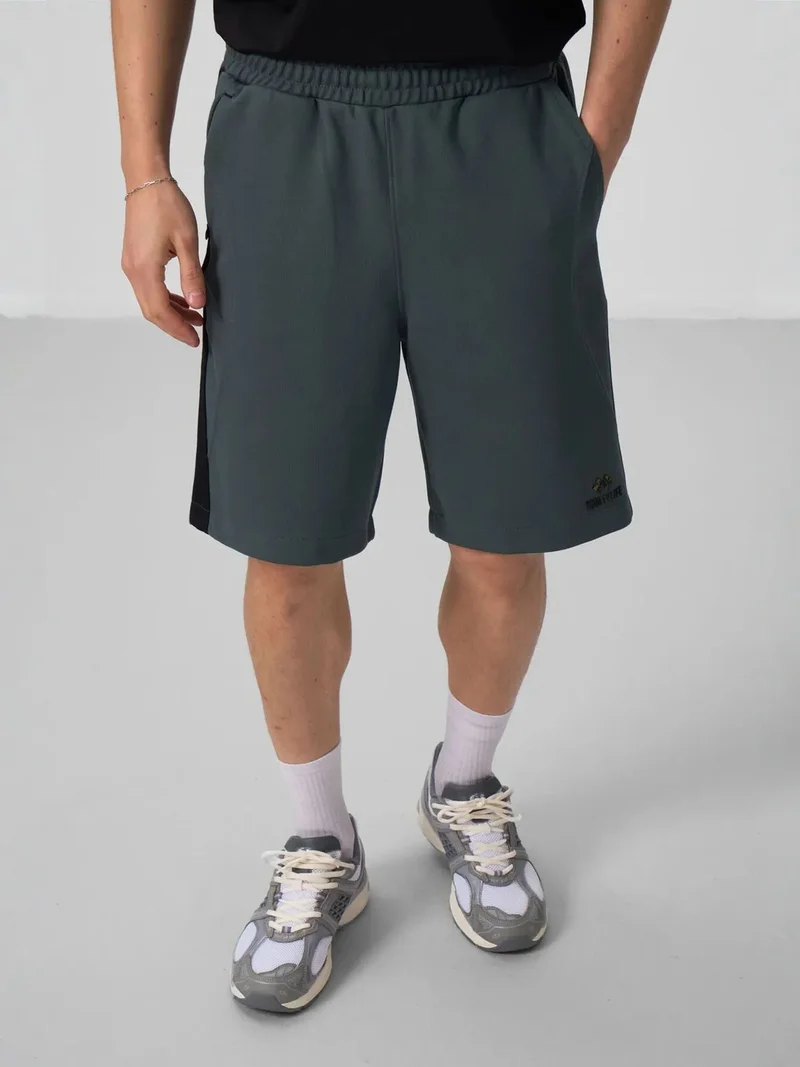 تومي لايف TOMMY Oversized Cotton-Blend Knit Shorts
