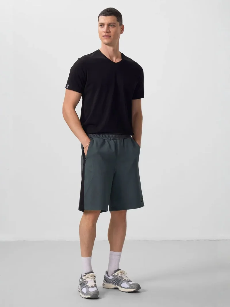 تومي لايف TOMMY Oversized Cotton-Blend Knit Shorts