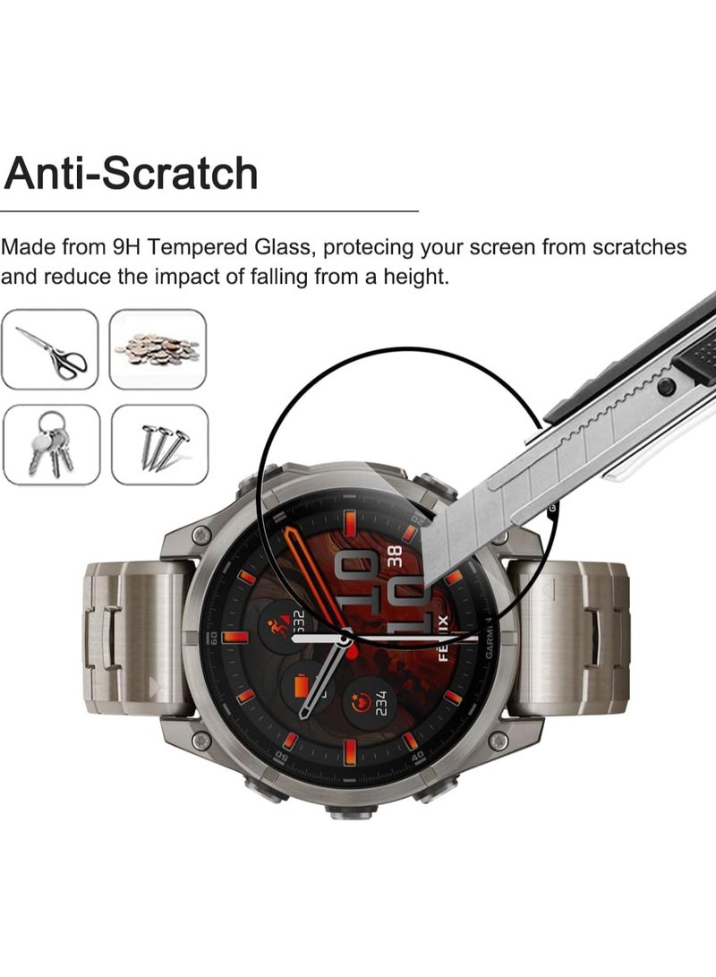FITME 3pcs - Screen Protector 3D Compatible with Garmin Fenix 8 (51mm)  - Image 4