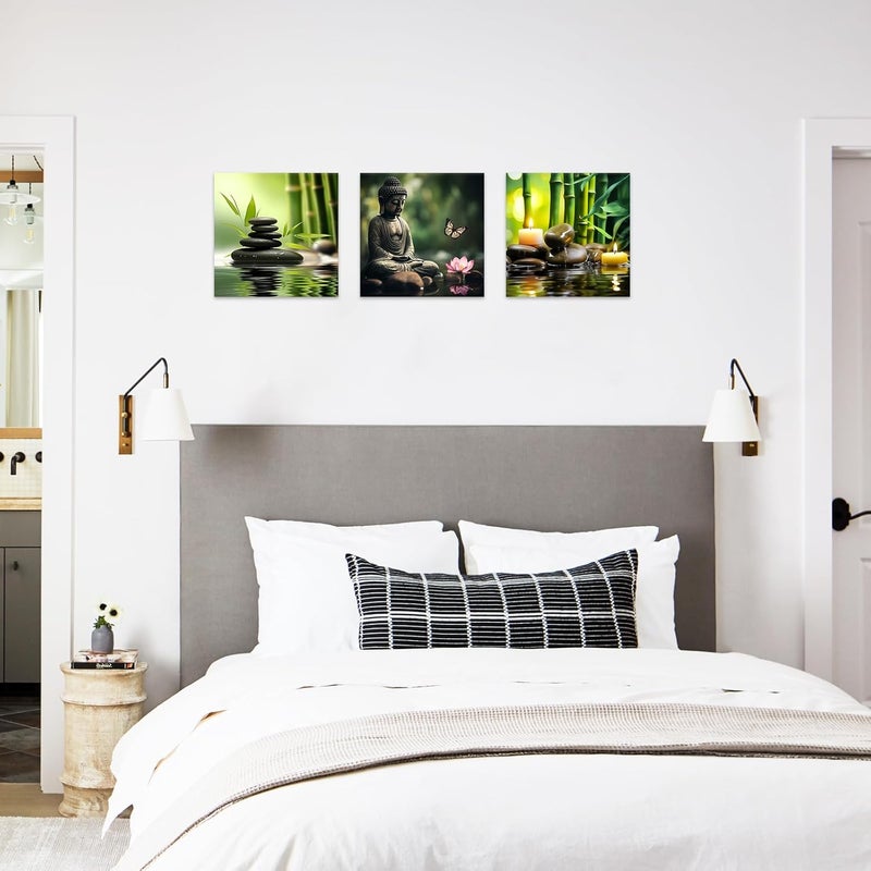 CCWACPP Zen Canvas Wall Art - 3 Piece Set - Image 3
