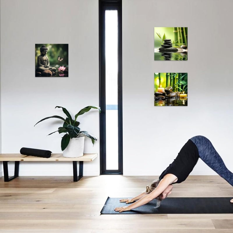 CCWACPP Zen Canvas Wall Art - 3 Piece Set - Image 4