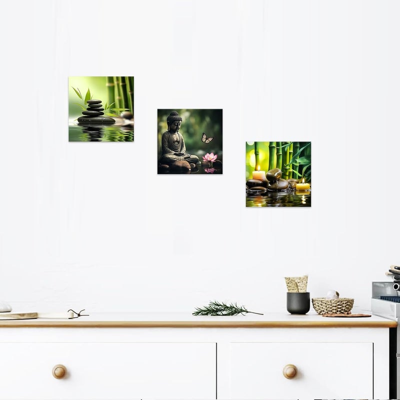 CCWACPP Zen Canvas Wall Art - 3 Piece Set - Image 5