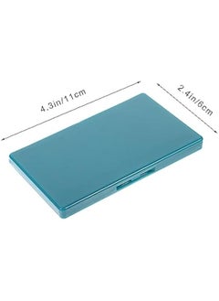 ماركة غير محددة Sewing Needle Case Magnetic Needle Case Sewing Needle Storage Slim Line Magnetic Box Pin Holder Small Metal Objects Organizer Blue Sewing Supply Organizer  - Image 2