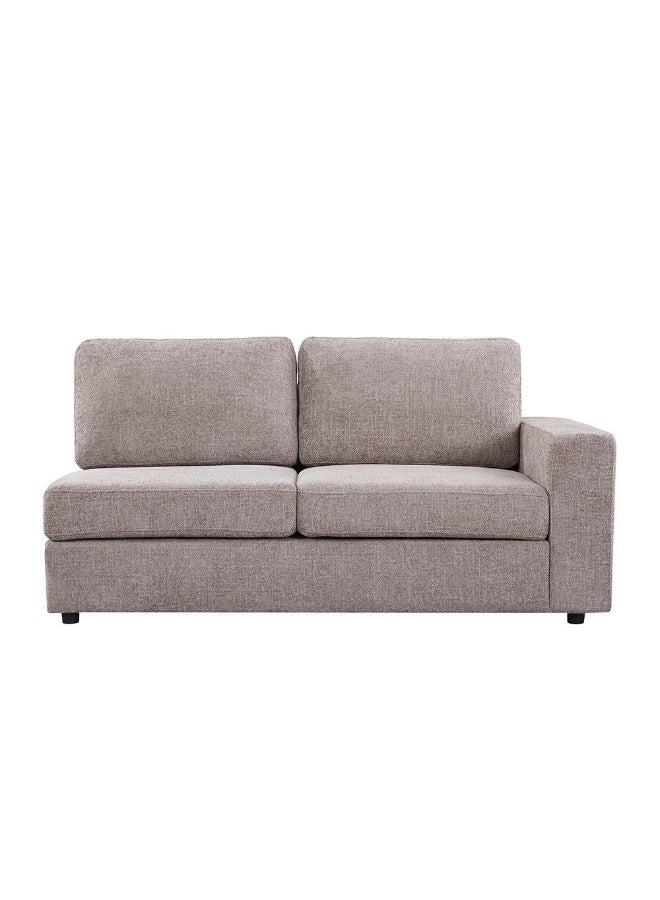 DANUBE HOME Odum 2 Seater Fabric Sofa With Right Arm Modern Design Two Seat Sofas Comfortable Living Room Furniture L184Xw99Xh90Cm - Image 1