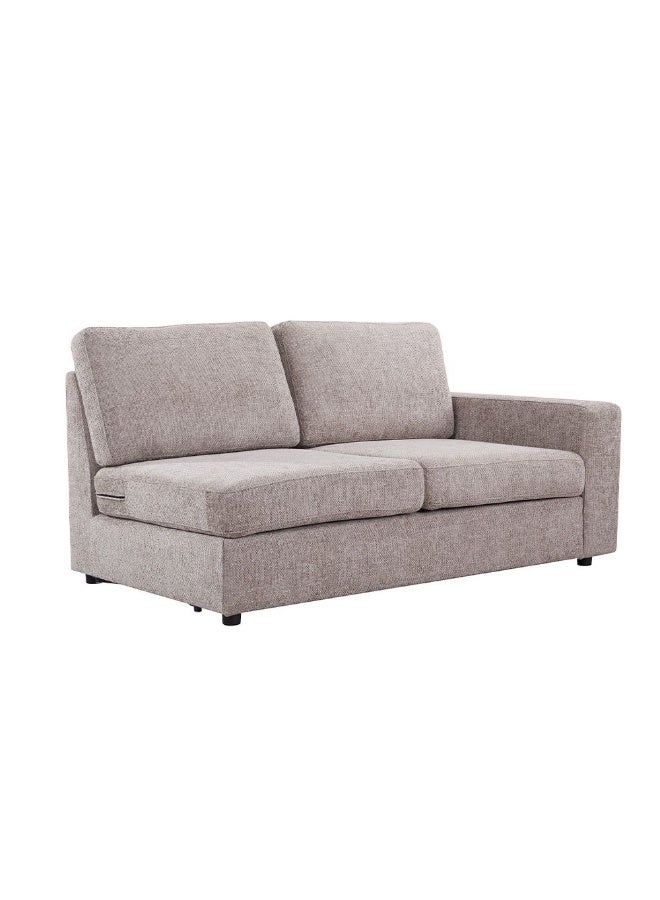 DANUBE HOME Odum 2 Seater Fabric Sofa With Right Arm Modern Design Two Seat Sofas Comfortable Living Room Furniture L184Xw99Xh90Cm - Image 2