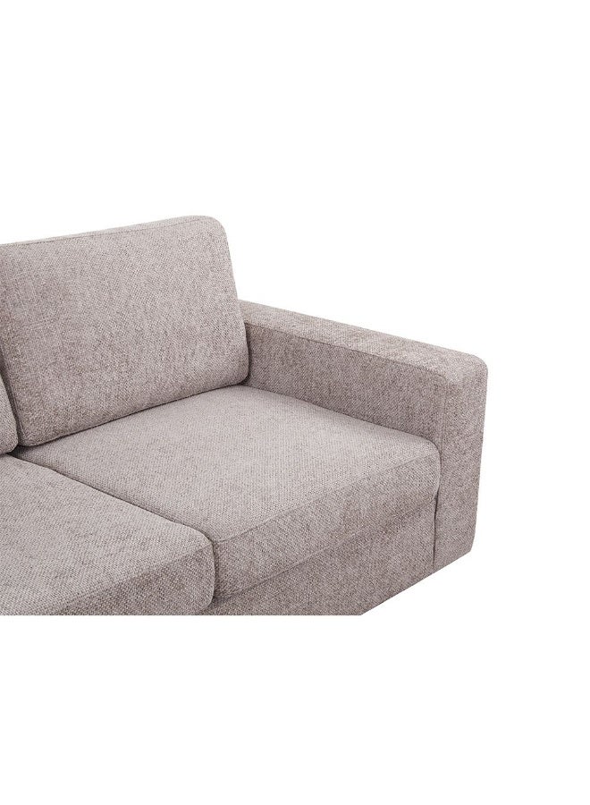 DANUBE HOME Odum 2 Seater Fabric Sofa With Right Arm Modern Design Two Seat Sofas Comfortable Living Room Furniture L184Xw99Xh90Cm - Image 4