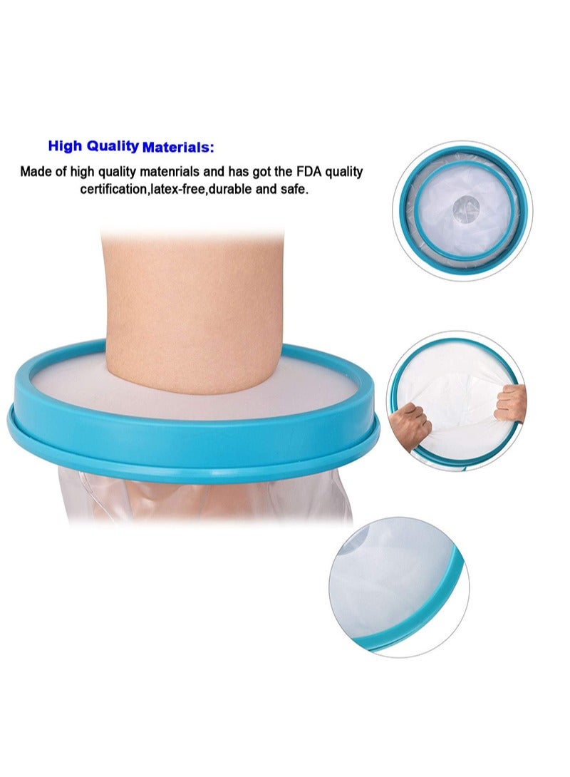 100% Oversized Waterproof Foot Cover for Shower and Bath, Reusable Sealed Watertight Foot Protector to Keep Wound  Bandages Dry,  Fit for Leg Foot Ankle and No Mark on Skin - Image 5