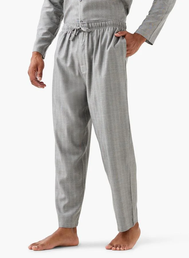 Splash FAV  Textured Pyjama Set for Men | Best Price UAE