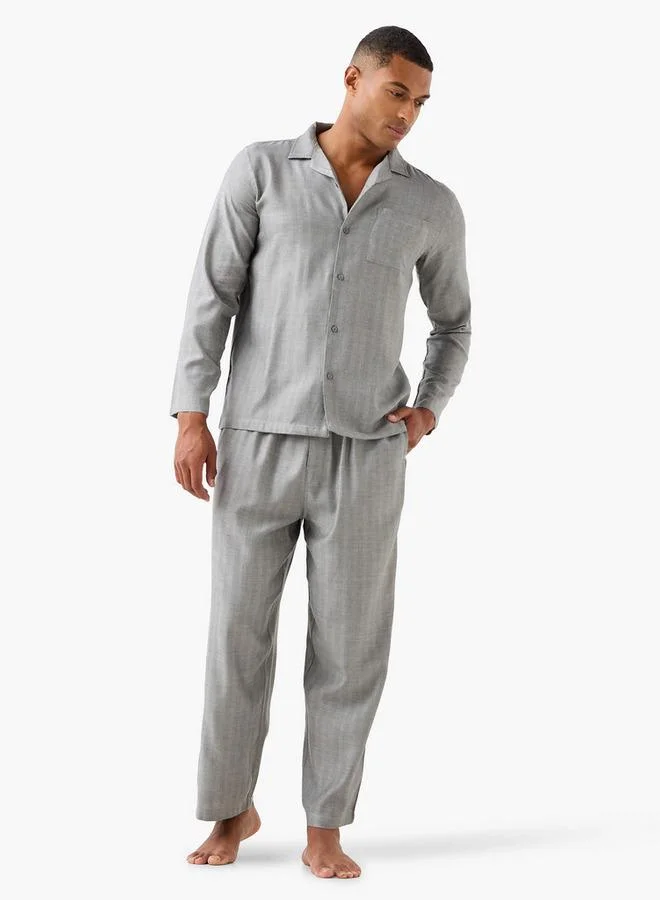 Splash FAV Textured Pyjama Set
